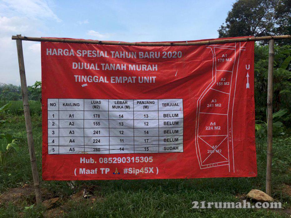 Tanah Kavling lokasi 800 m barat GOR Pangukan Sleman