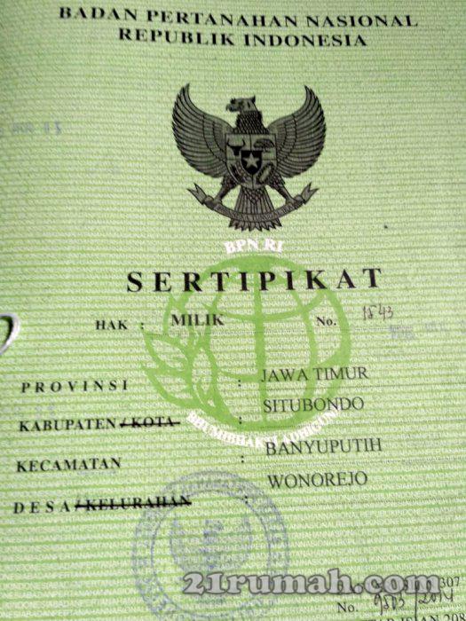 Jual tanah perkarangan dekat ponpes habibulloh banyuwangi jatim