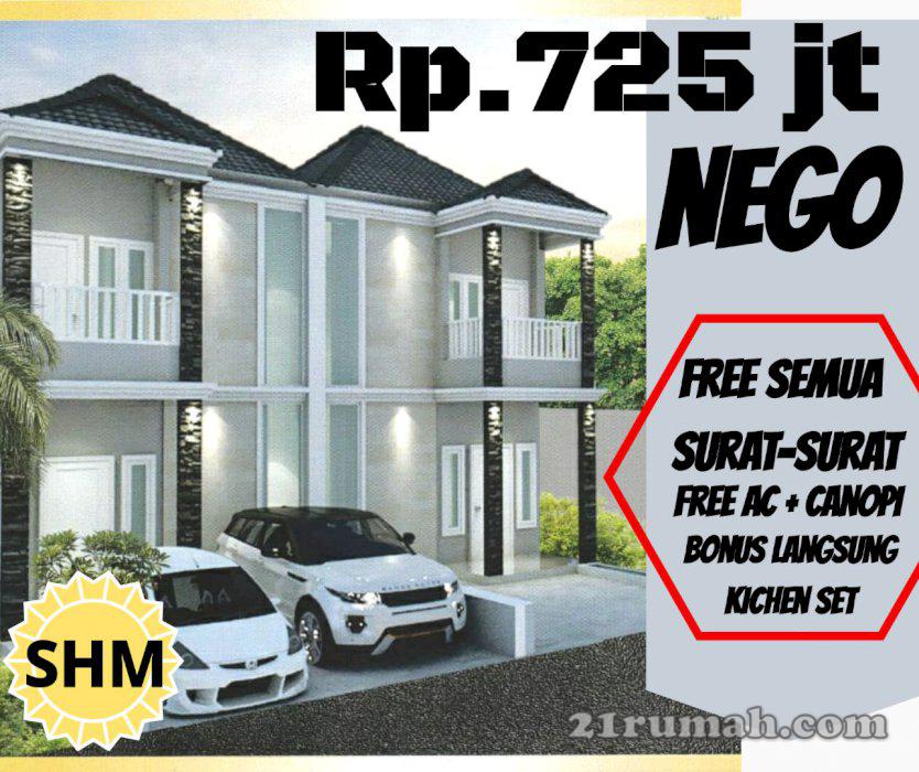 Rumah Murah 2 Lantai di ciputat dekat Stasiun dan Toll