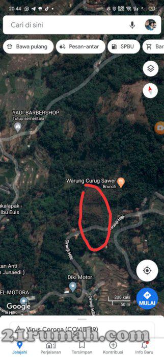 Tanah daerah saguling kampung jati