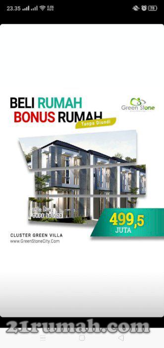 Beli Rumah Dapatkan pula Gratis Rumah dan Perabotan Tanpa Diundi