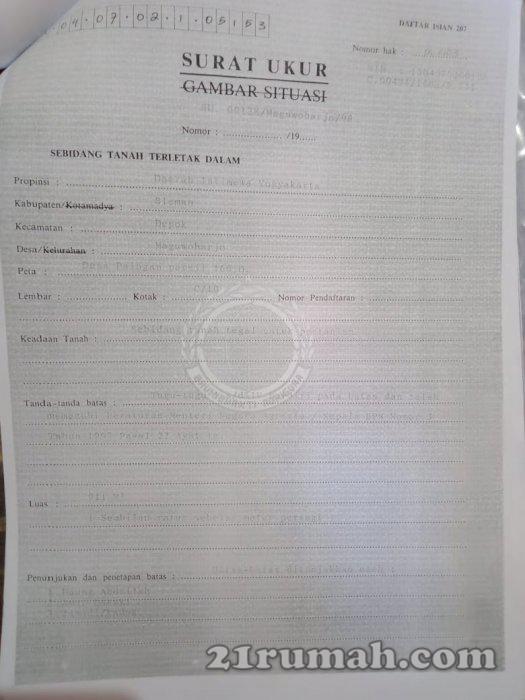 Jual tanah di Maguwoharjo Sleman