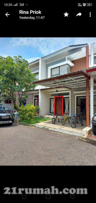 Rumah Cluster 2 lantai di Jl H Muri Salim, Ciputat Timur