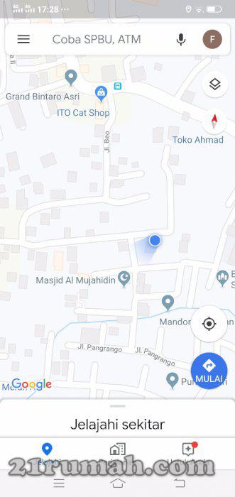 Dijual cepat rumah dengan akses jalan masuk mobil ,dan dekat pasilitas umum