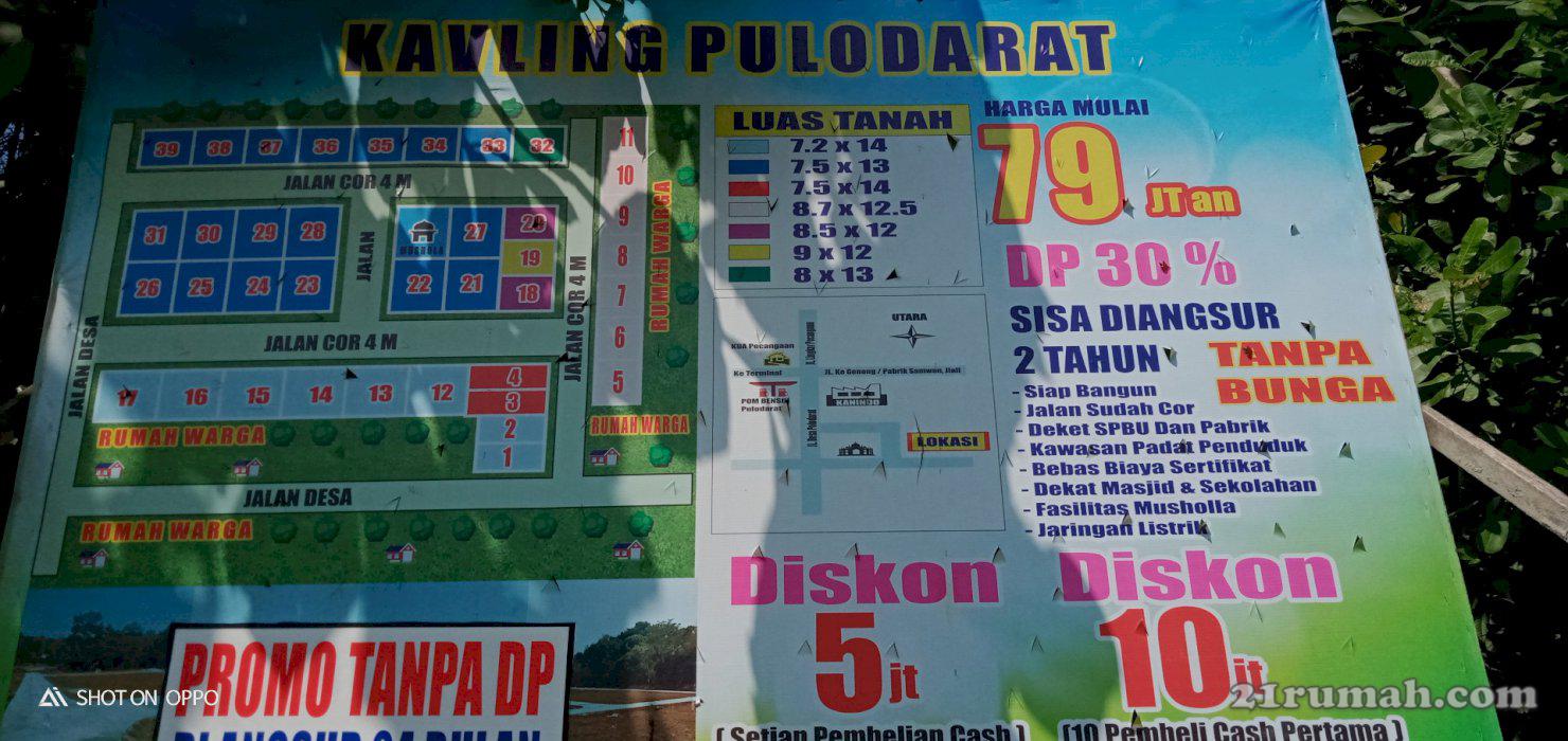 kavling pulo darat harga terjangkau
