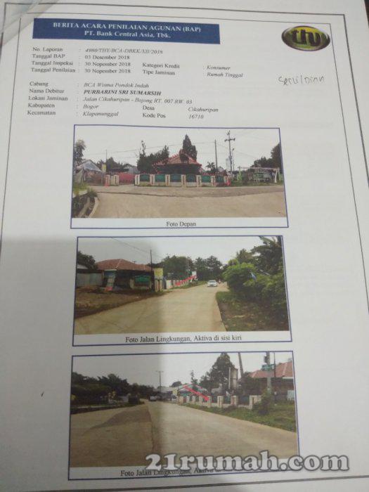 dijual tanah dan bangunan 878m sangat strategis di pinggir jalan raya