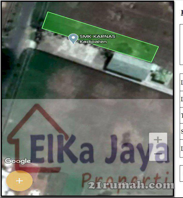 Tanah untuk hotel pinggir Jalan Provinsi