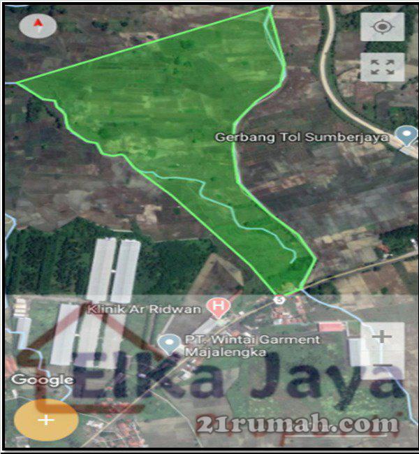 Tanah untuk Rumah Sakit Pinggir Jalan Nasional