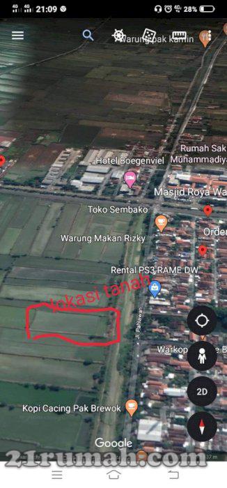 Jual sawah /tambak tengah kota lamongan