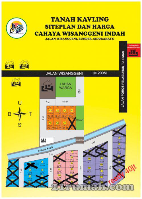 Tanah kavling area wagir. 