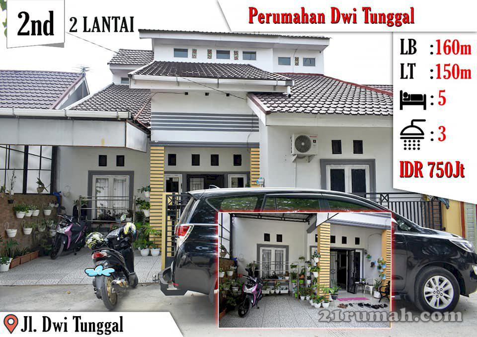 Dijual Rumah Cluster 2 Lt Lokasi Strategis di Arifin Ahmad Pekanbaru