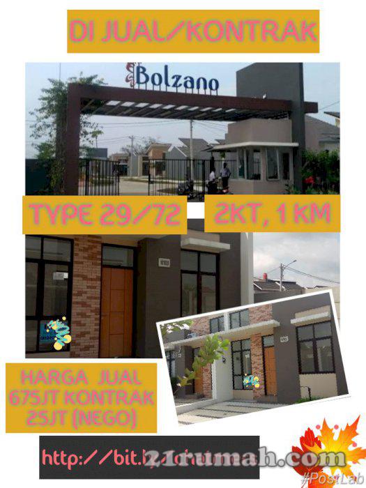 Dijual rumah baru di Cluster Citra Raya Tangerang