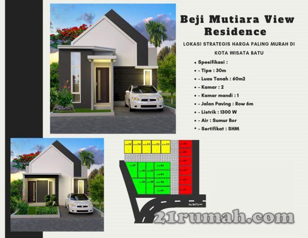 Rumah Modern 300 Jutaan Dekat Jatim Park Di Beji Mutiara View Batu