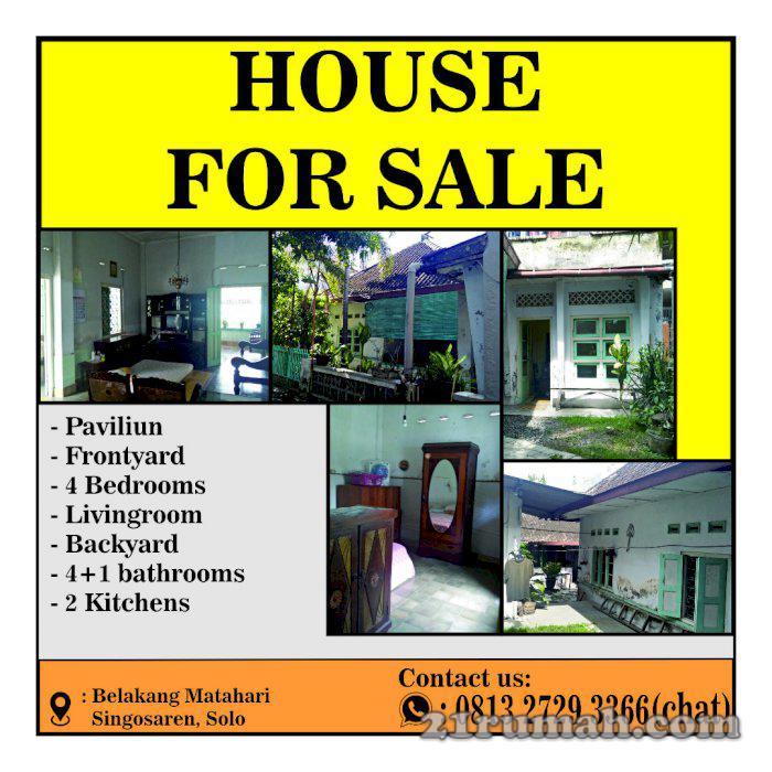 Rumah Dekat Matahari Singosaren