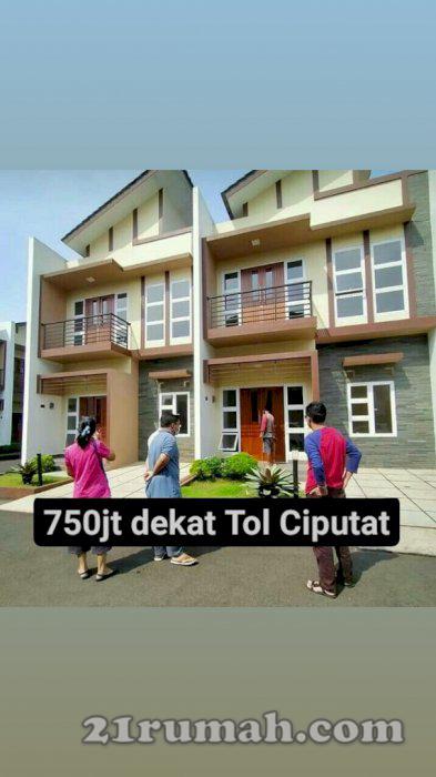 Cluster cantik 2 lantai di dekat tol ciputat tanggerang selatan