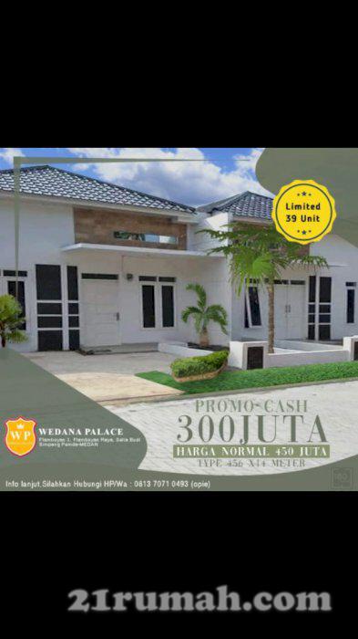 Dijual Perumahan Wedana Palace