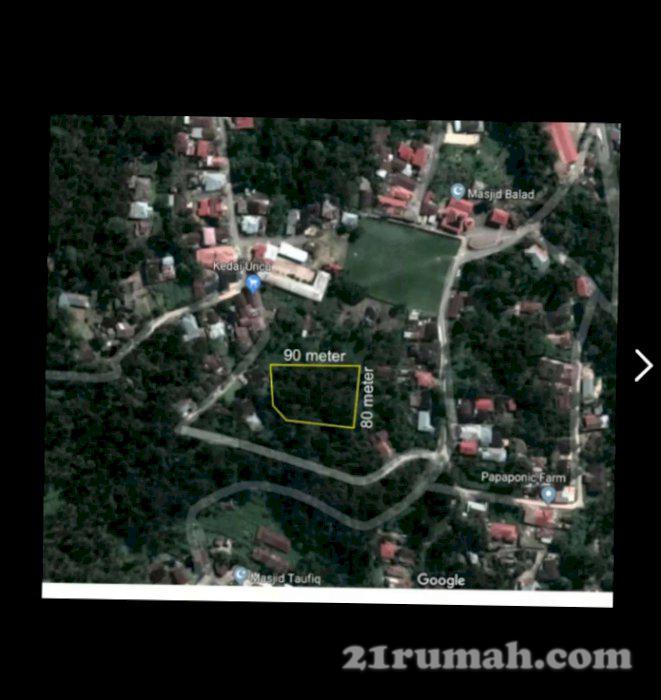 Dijual MURAH sedang Tanah Di Balai Gadang, Batipuah Baruah. 