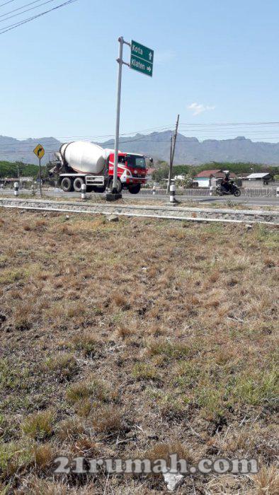 Jual tanah pinggir jalan raya