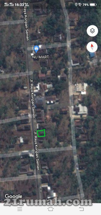 Tanah strategis pingir jalan