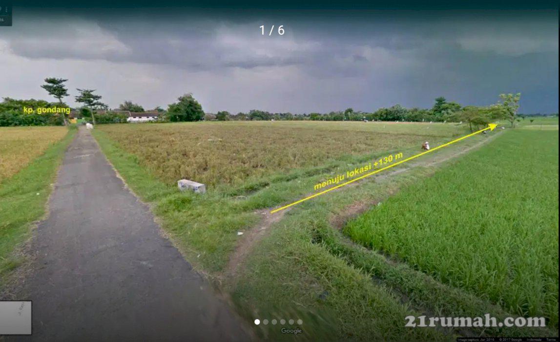 Tanah Sawah dekat Solobaru