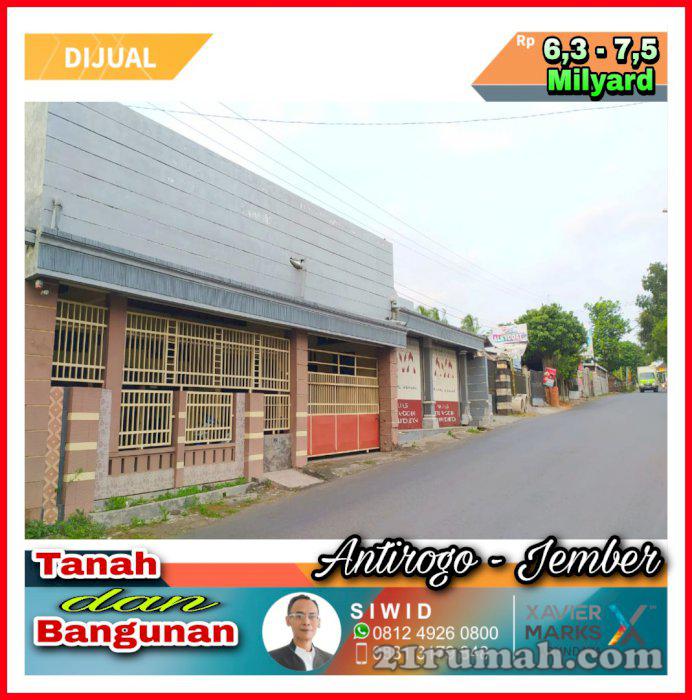 Dijual Tanah dan Bangunan Usaha di Jember