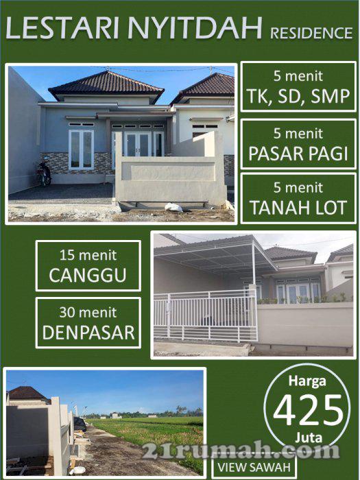 Rumah Cantik Elegant di NYITDAH Tabanan dekat CANGGU 