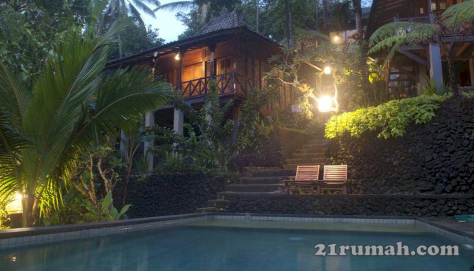 DIJUAL Resort UBUD JUNGLE VIEW   Lokasi kedisan kampung