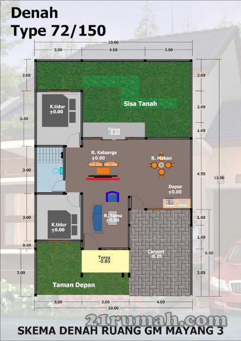 Cluster Graha Mandiri Mayang Luas Tanah Besar Pinggir Jl Raya Mangesti Gentan  