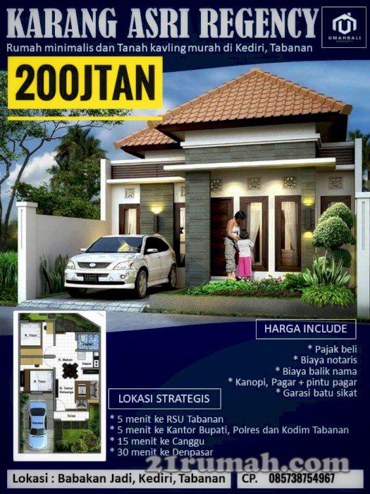 Rumah Super Dahsyat Murahnya di Kediri Tabanan