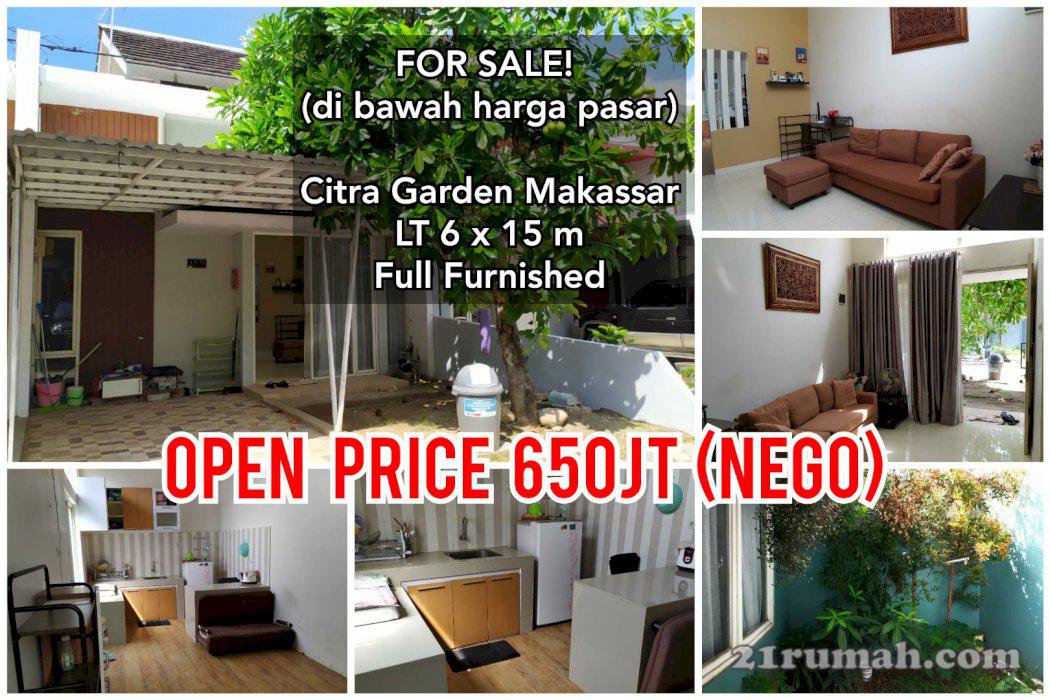 Jual Cepat Rumah Modern Minimalis Full Furnished