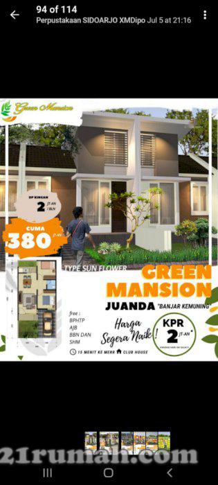 Rumah harga merakyat di Banjar Kemuning Sidoarjo