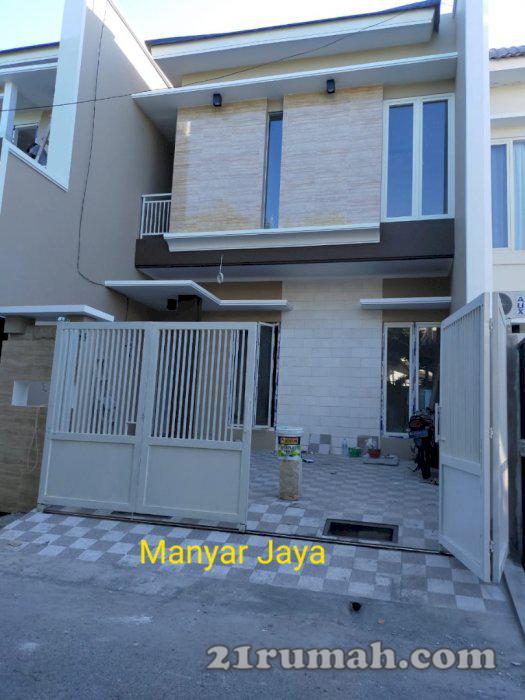 Rumah 2 Lantai Manyar Jaya Baru Gress