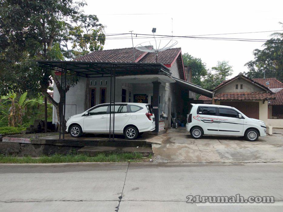 Rumah pinggir jalan raya siap buat usaha 