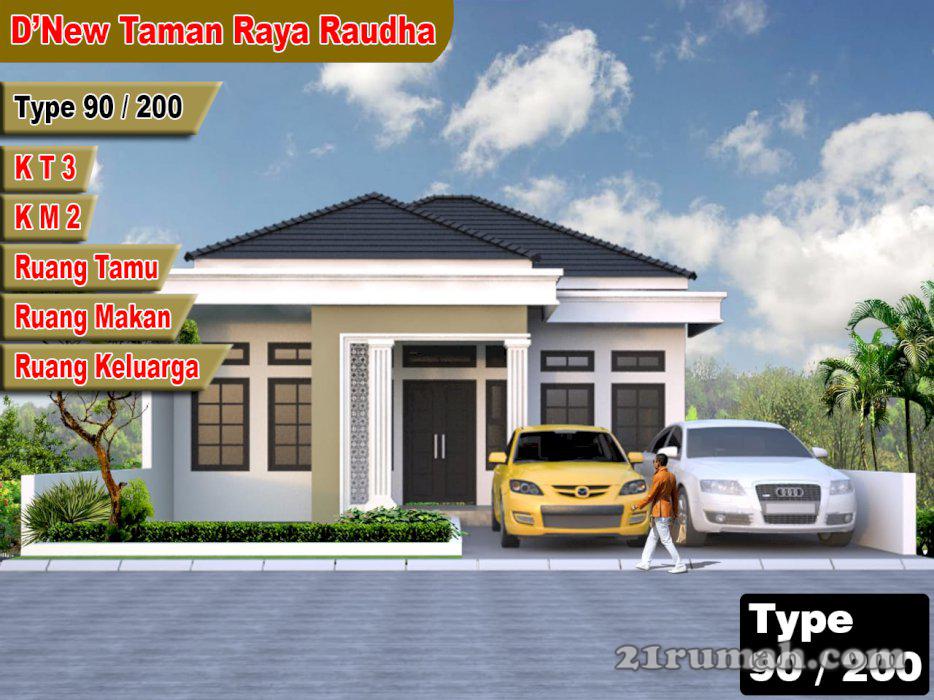Hunian Villa Type 90 Terbaik Jalan Delima Pekanbaru