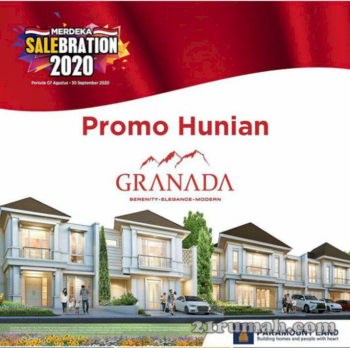 Tinggal 5 Unit Granada at Gading Serpong Promo merdeka Paramount Present