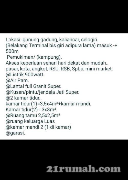 rumah baru hunian pribadi