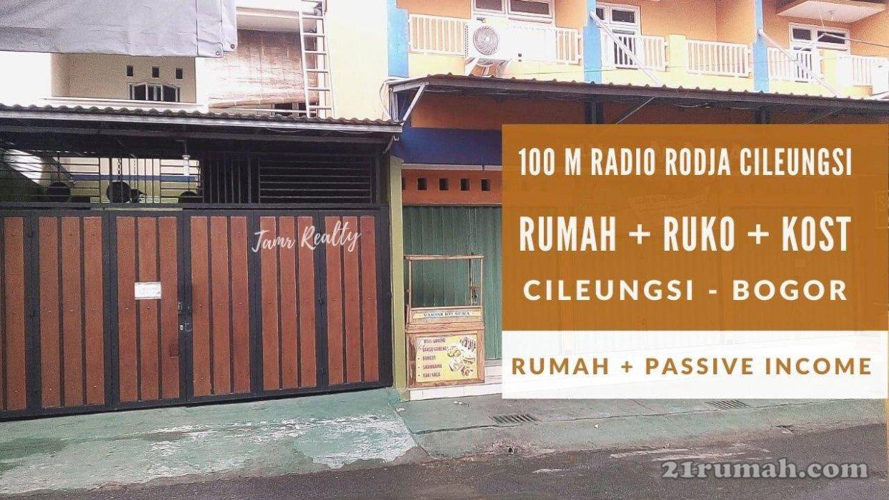 Dijual Cepat Butuh Uang Rumah 2 Lantai + 3 Ruko + 6 Kost kosan