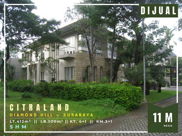 Rumah Citraland, Diamond Hill ~ Surabaya | Elegance and Luxury.