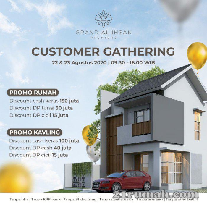 Cluster Rumah Syariah 1 dan 2  lantai, Strategis Dekat Toll Bekasi Timur 