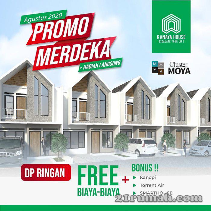 Dijual Rumah Baru 2 Lantai Bebas Biaya- biaya