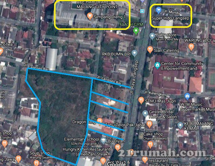 17_Dijual Tanah di Jl Raya Langsep, Luas Total 17000 m2 1,7 Ha