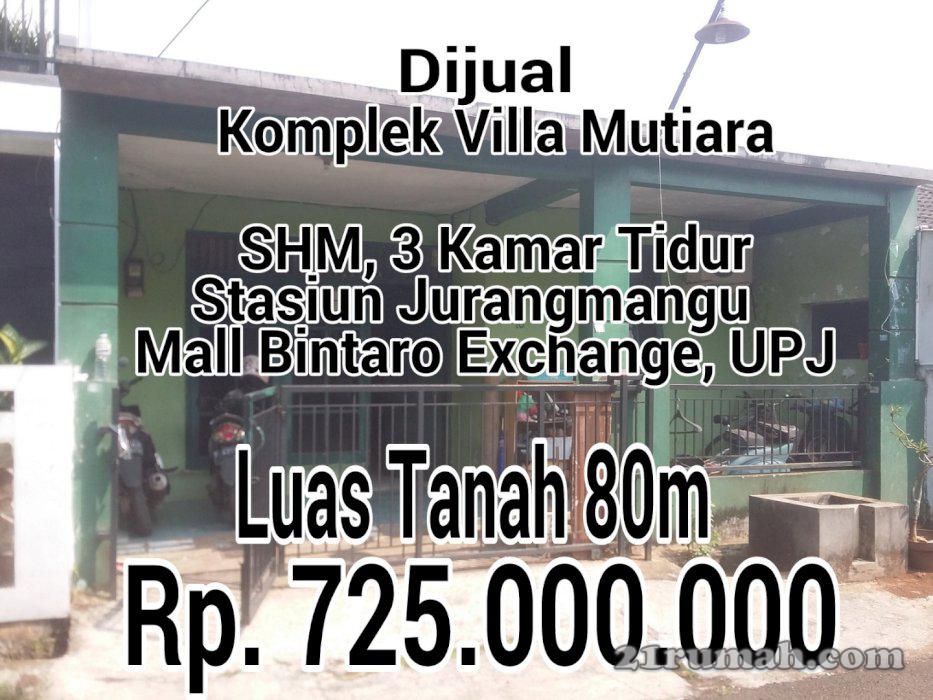Dijual Rumah di Komplek Mutiara Bintaro