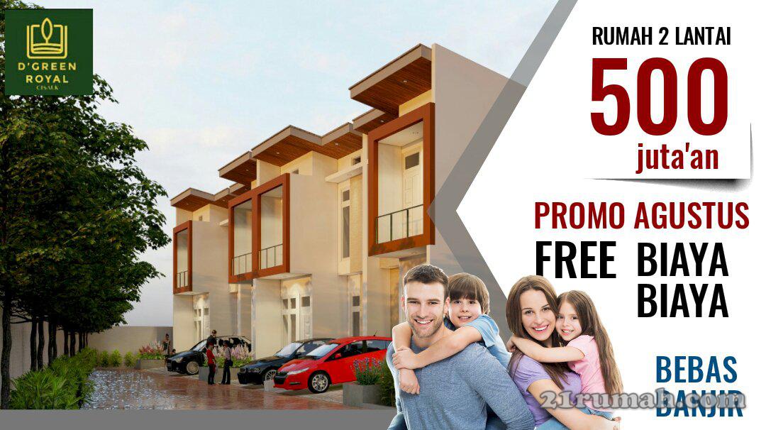 Rumah mewah 2 lantai harga 1 lantai