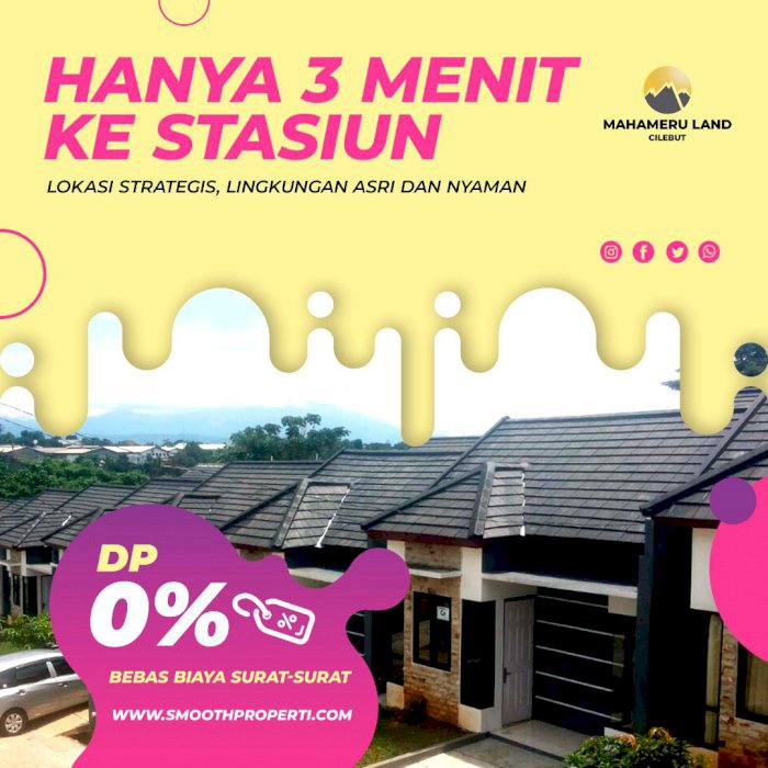 Rumah Siap Huni Dekat Stasiun Cilebut