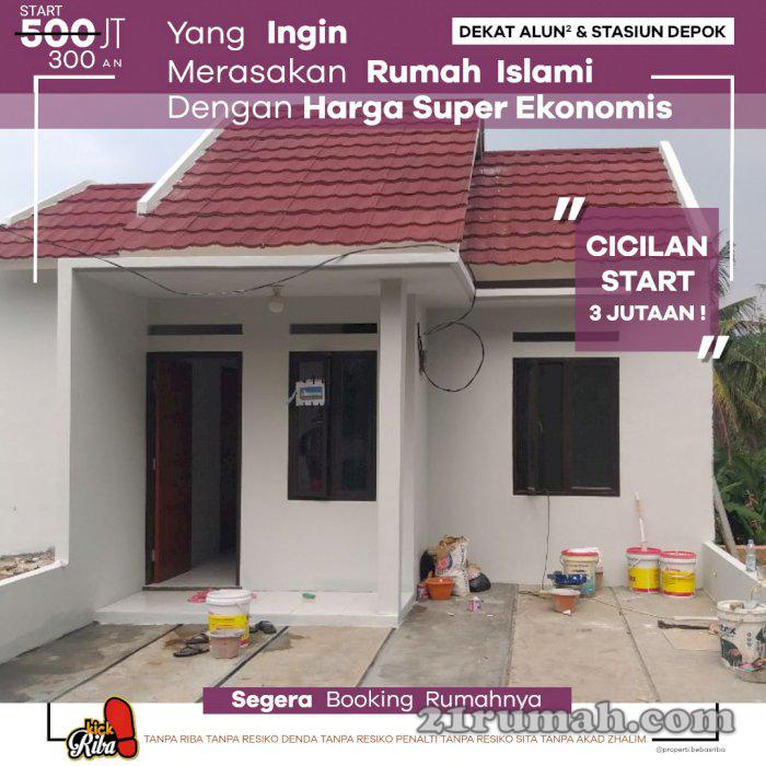 Rumah Islami Murah Strategis Dekat Stasiun & Alun-alun Depok