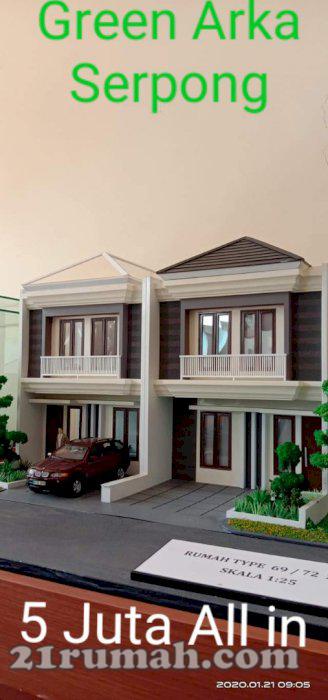 Rumah 2 lantai termurah dekat Tangsel