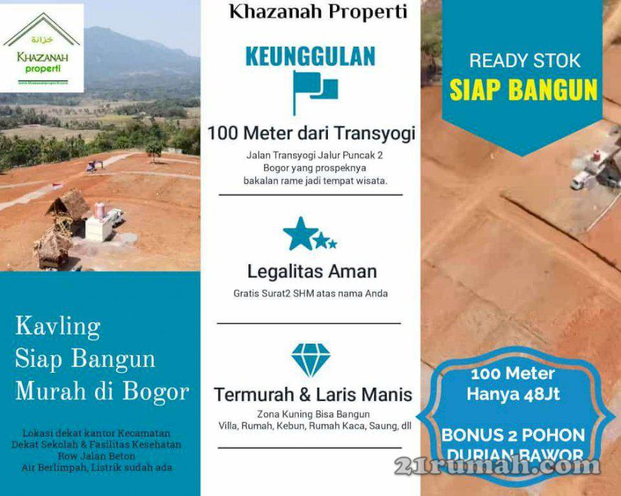 hanya 48 Juta, anda sudah mendapatkan tanah seluas 100 M