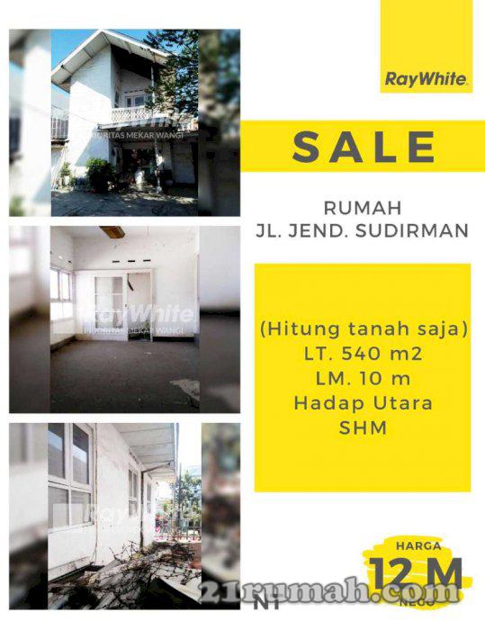 Dijual tanah di Jend. Sudirman (Mainroad)