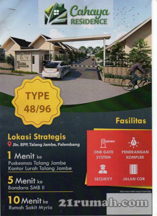 Perumahan Cahaya Residence di Talang Jambe