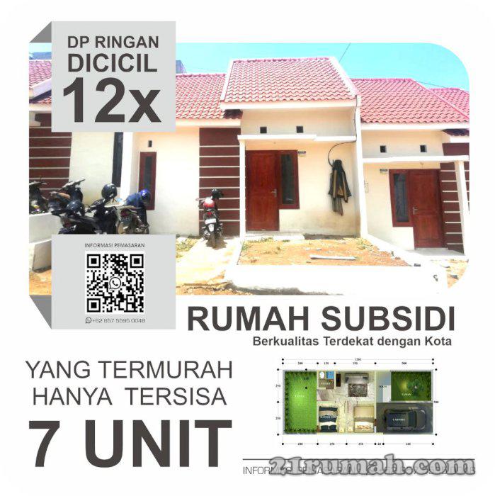 Rumah Subsidi Murah Malang DP Dicicil 12x